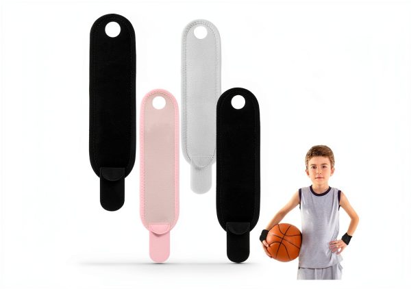 Kids Wrist Brace 4-pack Adjustable Set by ECNHIVE Pink Black Grey-0