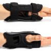 Skate Wrist Guards CTHOPER EVA Padding Adjustable Straps Black Large-2