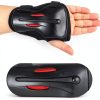 Skate Wrist Guards CTHOPER EVA Padding Adjustable Straps Black Large-1