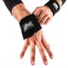 Hockey Wrist Guard Black A&R Collectibles Padded Terry Cloth One Size-1