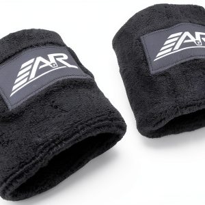 Hockey Wrist Guard Black A&R Collectibles Padded Terry Cloth One Size-0