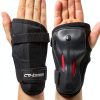 Skate Wrist Guards CTHOPER EVA Padding Adjustable Straps Black Large-0
