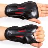 Skate Wrist Guards CTHOPER EVA Padding Adjustable Straps Black Large-4