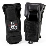 Triple Eight WRISTSAVER Wrist Guards Black Skateboarding Nylon Sleeve-0