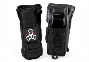 Triple Eight WRISTSAVER Wrist Guards Black Skateboarding Nylon Sleeve-0