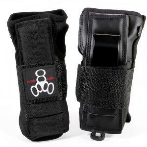 Triple Eight WRISTSAVER Wrist Guards Black Skateboarding Nylon Sleeve-0