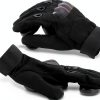 Skateboard Gloves Glield Downhill Slide with 2 Spark Pucks Black-4