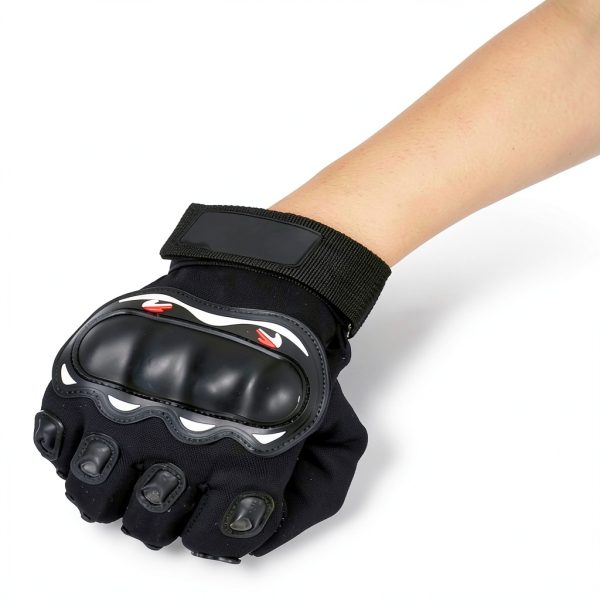 Skateboard Gloves WENGINS Black Medium with 3 Sliders Wrist Guard-3