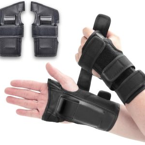 Elos Protective Gear Set Knee & Wrist Pads Adjustable Comfort Black-0