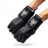 Triple Eight Hired Hands Glove Wrist Guard Black Neoprene Leather-3