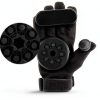 Skateboard Gloves Glield Downhill Slide with 2 Spark Pucks Black-2