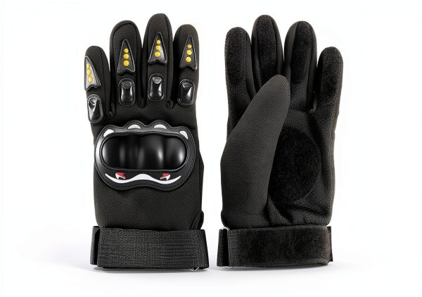 Skateboard Gloves WENGINS Black Medium with 3 Sliders Wrist Guard-5